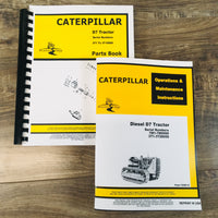 Caterpillar D7 Crawler Tractor Parts Operators Manual Set Book S/N 3T1-3T19999