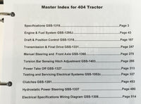 Farmall International 404 Tractor Service Parts Operators Manual Set Repair Shop