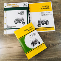 SERVICE PARTS OPERATORS MANUAL SET FOR JOHN DEERE A AN AW TRACTOR 584000-647999