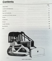 OPERATORS MANUAL FOR JOHN DEERE 450C CRAWLER TRACTOR DOZER BULLDOZER OWNERS JD