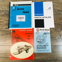 International 420 Baler Service Parts Operators Knotter Repair Manual Set Book