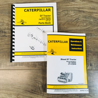 Caterpillar D7 Crawler Tractor Parts Operators Manual Set Book S/N -7M9999 CAT