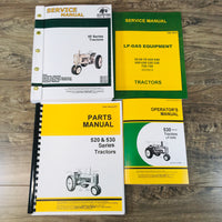 Service Manual Set For John Deere 530 Lp Lpg Tractor Parts Operators 5300000-Up