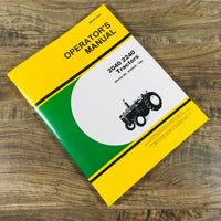 Operators Manual For John Deere 2040 2240 Tractor Owners Maintenance 350000-UP