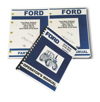 FORD 8530 8630 8730 8830 TRACTOR PARTS OPERATORS MANUAL OWNERS SET BOOK CATALOG