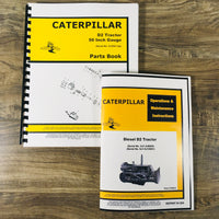 Parts Operators Manual Set For Caterpillar D2 Crawler Tractor Book SN 3J3501-Up
