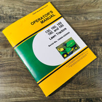 Operators Manual For John Deere 130 160 165 180 185 Lawn Garden Tractor 10000-up