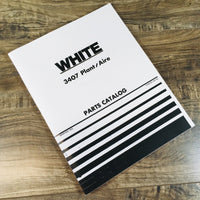 White 3407 Plant/Aire Planter Parts Manual Catalog Book Assembly Schematics