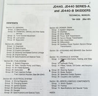 Service Parts Operators Manual Set For John Deere 440 Skidder Owners SN 14074-UP