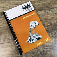 Case 600 Gas Crawler Tractor Terratrac Operators Manual Owners Book Maintenance