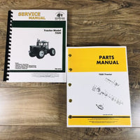 Service Parts Manual Set For John Deere 7020 Tractor Repair Shop S/N 2700-UP