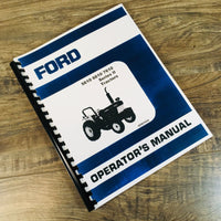 Ford 5610 6610 7610 Series II Tractor Operators Manual Owners Book Maintenance