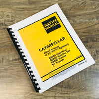 Caterpillar Diesel Engines 5 3/4 Bore 4 Cylinder Service Manual Repair Shop Book