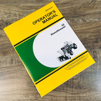 Operators Manual For John Deere 32 Snow Thrower Blower For JD 70 Tractor