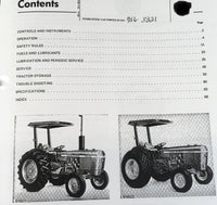 Operators Manual For John Deere 2040 Tractor Owners Maintenance S/N 266715-UP JD