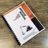 Case 1088 Crawler Excavator Service Schematic Sets Only Manual Book