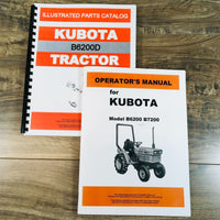 Kubota B6200D Service Manual Parts Catalog Operators Repair Shop Workshop 4WD