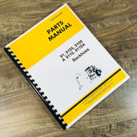 Parts Manual For John Deere Backhoe 91 9105 9105A 9110 for 310 300A Wheel Loader