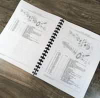 Parts Operators Manual Set For John Deere 5020 Tractor Owners Serial No. 0-25000