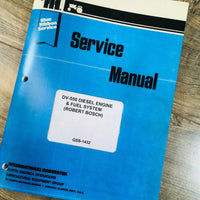Farmall International 1568 Tractor Service Parts Manual Set Workshop Book DV550