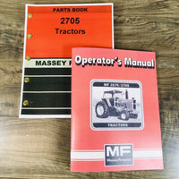 Massey Ferguson 2705 Tractor Parts Operators Manual Set Catalog Owners Book