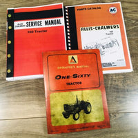 Allis Chalmers 160 Tractor Service Manual Parts Operators Owners Repair Shop