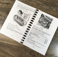 Case 350 Crawler Tractor Operators Parts Manual Catalog Owners Set Book