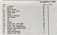 Parts Manual For John Deere 445 465 Flail Speaders Book Assembly Schematic Views