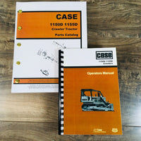 Case 1150D 1155D Crawler Dozer Loader Service Manual Parts Catalog Operators Set