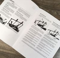 Operators Manual For John Deere 9250 Backhoe for 350B & 450B Crawlers Owners JD
