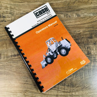 Case W14 Wheel Loader Operators Manual Owners Maintenance S/N Prior to 9119395