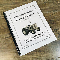 ALLIS CHALMERS D-21 TRACTOR PARTS MANUAL CATALOG BOOK ASSEMBLY SCHEMATICS VIEWS