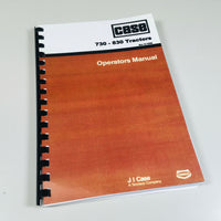 CASE 830 831 832 833 TRACTOR OPERATORS OWNERS MANUAL BOOK Serials 822900 and up