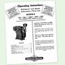 BRIGGS AND STRATTON ZZ ZZL ENGINE OWNERS OPERATORS REPAIR SERVICE PARTS MANUAL &