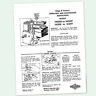 BRIGGS AND STRATTON 5hp ENGINE 141200 to 141297 OPERATING MANUAL OPERATORS point