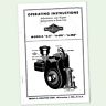BRIGGS AND STRATTON 6-SR6 ENGINE OPERATORS REPAIR MANUAL SERVICE OWNERS & BS