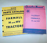 SET FARMALL H HV TRACTOR OPERATORS AND PARTS MANUAL CATALOG OWNERS PRIORITY SHIP