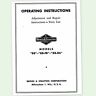 BRIGGS AND STRATTON 8B-R6 ENGINE OPERATORS REPAIR MANUAL SERVICE OWNERS BS &