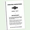 BRIGGS AND STRATTON 6B-H ENGINE OPERATORS REPAIR PART SERVICE OWNERS MANUAL & BS-01.JPG
