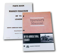 MASSEY FERGUSON 95 LOADER OPERATORS PARTS MANUAL OWNERS BOOK MAINTENANCE