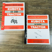 KUBOTA B2150HST-D TRACTOR SERVICE MANUAL PARTS CATALOG REPAIR SHOP BOOK 4WD
