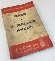 CASE 401 DIESEL ENGINE POWER UNIT OPERATORS INSTRUCTION OWNER MANUAL MAINTENANCE-01.JPG