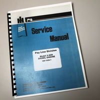 INTERNATIONAL V800 DIESEL ENGINE SERVICE REPAIR OVERHAUL MANUAL PAY LINE-01.JPG