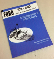 FORD 32-INCH TILLER FOR 80 AND 100 LAWN GARDEN TRACTORS OPERATORS OWNERS MANUAL-01.JPG