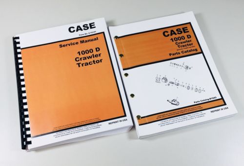 CASE 1000D CRAWLER TRACTOR SERVICE REPAIR MANUAL PARTS CATALOG SHOP BOOK OVHL-01.JPG