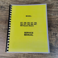 Repair Shop Manual Fits John Deere 336 Square Baler Service Manual Small Hay