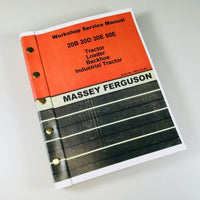 MASSEY FERGUSON 20B 20D 30E 50E TRACTOR LOADER BACKHOE SERVICE REPAIR MANUAL