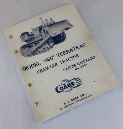 J I CASE MODEL 356 TERRATRAC CRAWLER TRACTOR TRACK DOZER PARTS CATALOG MANUAL-01.JPG