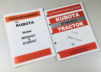 KUBOTA B7200HSTD TRACTOR OPERATORS OWNERS MANUAL PARTS CATALOG SET-01.JPG