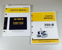 SERVICE MANUAL PARTS CATALOG SET FOR JOHN DEERE 350B CRAWLER TRACTOR LOADER OVHL-01.JPG